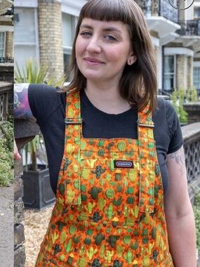 NWT UNISEX Run & Fly Cactus Stretch Twill Overalls